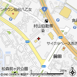 幸楽苑泉八乙女店周辺の地図