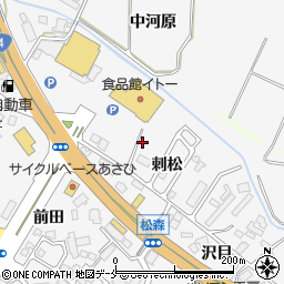 宮城県仙台市泉区松森刺松15周辺の地図
