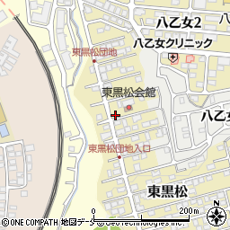 宮城県仙台市泉区東黒松15-8周辺の地図