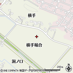 宮城県仙台市青葉区芋沢横手堀合周辺の地図