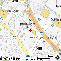 宮城県仙台市泉区松森中道周辺の地図