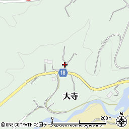 山形県東村山郡山辺町大寺鬼の目周辺の地図