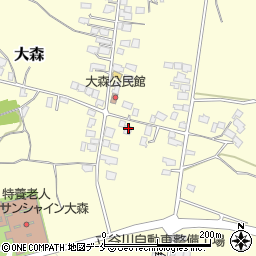 山形県山形市大森529-1周辺の地図