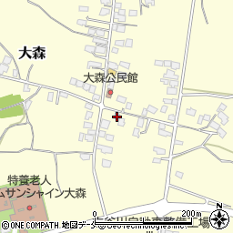 山形県山形市大森529-4周辺の地図