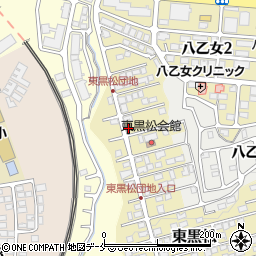 宮城県仙台市泉区東黒松16-11周辺の地図