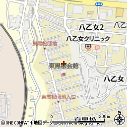 宮城県仙台市泉区東黒松16-4周辺の地図