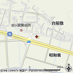 デイリーヤマザキ仙台岩切店周辺の地図