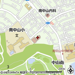 仙台市南中山市民センター周辺の地図