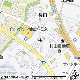 宮城県仙台市泉区松森中道1周辺の地図