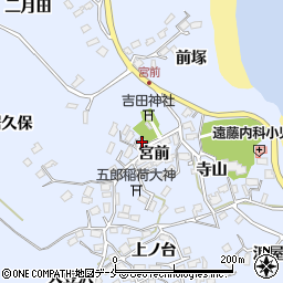 宮城県宮城郡七ヶ浜町吉田浜宮前28周辺の地図