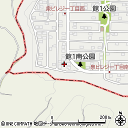 宮城県仙台市泉区館1丁目27-4周辺の地図