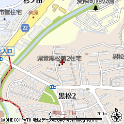 県営黒松第二住宅７号棟周辺の地図