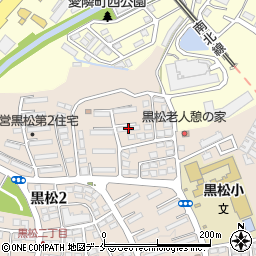 県営黒松第三住宅６号棟周辺の地図