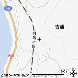 新潟県村上市吉浦2014周辺の地図