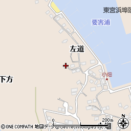 宮城県宮城郡七ヶ浜町東宮浜左道13周辺の地図