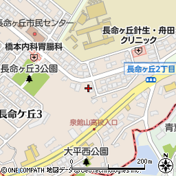 仙台北バプテスト教会周辺の地図