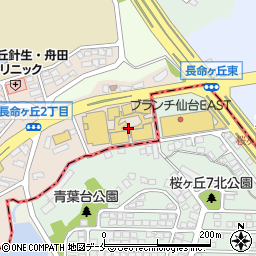 ブランチ仙台周辺の地図