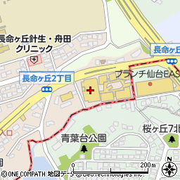 インパクトワンプラスブランチ　仙台店周辺の地図