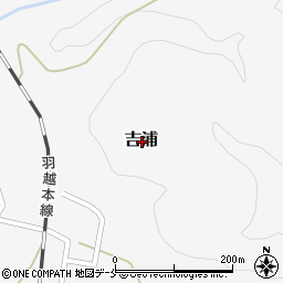 新潟県村上市吉浦周辺の地図