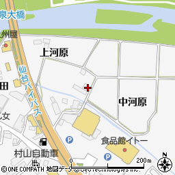 宮城県仙台市泉区松森河原周辺の地図
