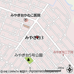 宮城県仙台市青葉区みやぎ台周辺の地図