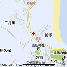 宮城県宮城郡七ヶ浜町吉田浜二月田1周辺の地図