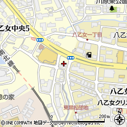 ドミノ・ピザ　泉八乙女店周辺の地図