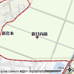 宮城県利府町（宮城郡）神谷沢（新日向前）周辺の地図
