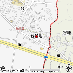 宮城県仙台市泉区松森台谷地周辺の地図