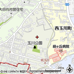宮城県塩竈市母子沢町周辺の地図