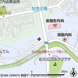 ファミリーマート泉丸田沢店周辺の地図