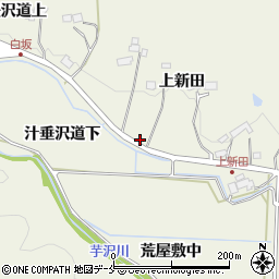 宮城県仙台市青葉区芋沢上新田道下周辺の地図