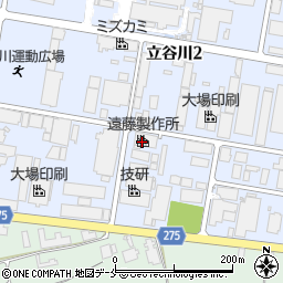 株式会社遠藤製作所　第二工場周辺の地図