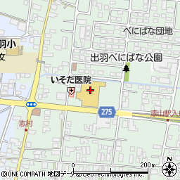 ヤマザワ漆山店周辺の地図