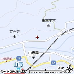 山形県山形市山寺4429周辺の地図