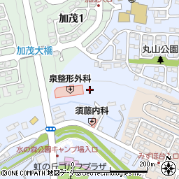 宮城県仙台市泉区上谷刈丸山周辺の地図