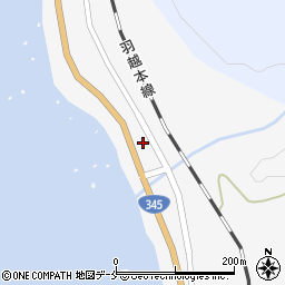 新潟県村上市吉浦2557-1周辺の地図