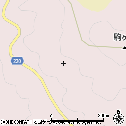 宮城県石巻市鮎川浜炭焼山周辺の地図