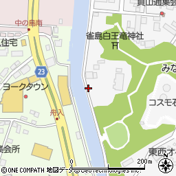 株式会社鈴勇商店　塩釜営業所周辺の地図