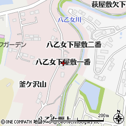 宮城県仙台市泉区実沢八乙女下屋敷一番周辺の地図