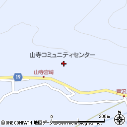 山形県山形市山寺517周辺の地図