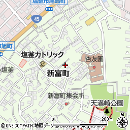 阪東流塩竈総本部周辺の地図
