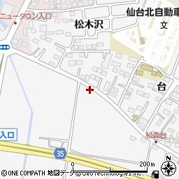 宮城県仙台市泉区松森阿賀途周辺の地図