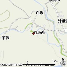 宮城県仙台市青葉区芋沢白坂西周辺の地図