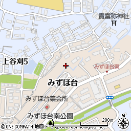 宮城県仙台市泉区みずほ台周辺の地図