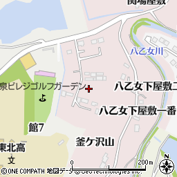 宮城県仙台市泉区実沢（釜ケ沢前沢）周辺の地図