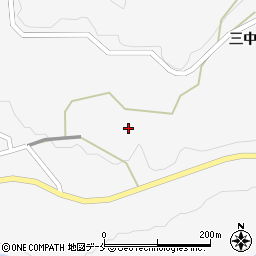 山形県西村山郡朝日町三中223周辺の地図