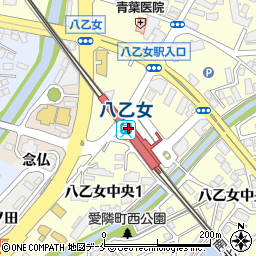 八乙女駅周辺の地図