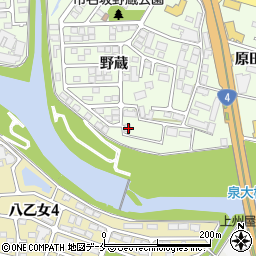 宮城県仙台市泉区市名坂野蔵85周辺の地図