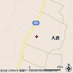 宮城県仙台市青葉区大倉下倉道下周辺の地図
